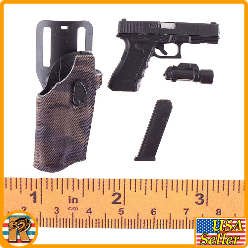 SEAL Team Special Forces - Pistol & Holster #2 - 1/6 Scale -