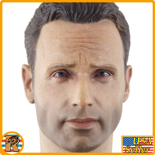 Rick Grimes S1 - Head Sculpt - 1/6 Scale -