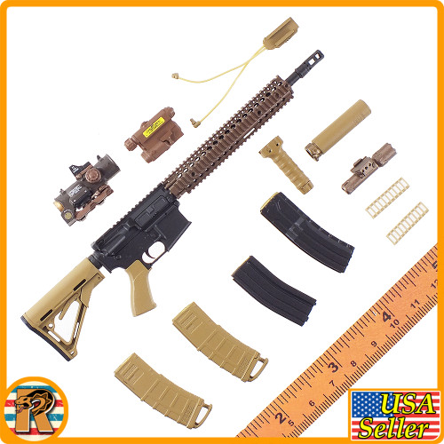 Special Forces Weapons D - Colt Assault Rifle Set A #1 - 1/6 Scale -