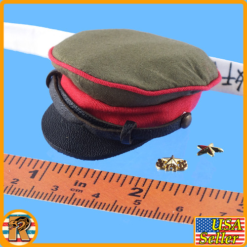 WWII 1936 Tokyo - Officer Hat - 1/6 Scale -