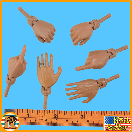 Obama - African American Hands  #1 - 1/6 Scale Part - DID