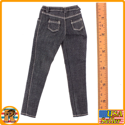 Jill Valentine RE3 - Black Jeans Pants (Female) #4 - 1/6 Scale -