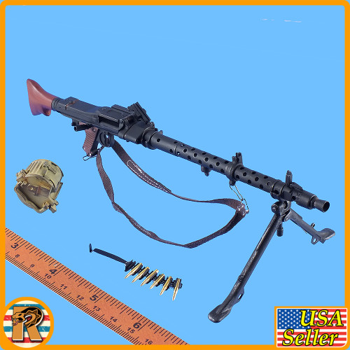 Bialas MG34 Gunner - MG34 Machine Gun Set (Metal) - 1/6 Scale Part - DID