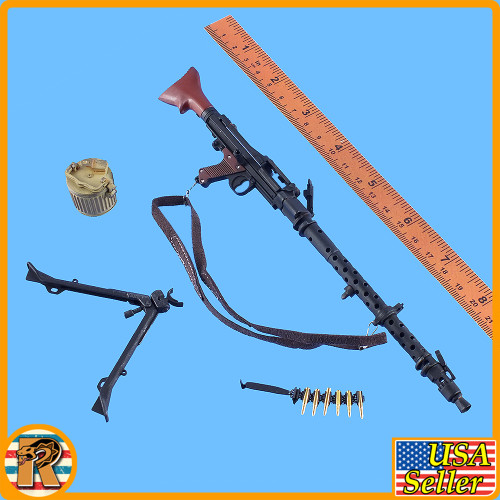 Bialas MG34 Gunner - MG34 Machine Gun Set (Metal) - 1/6 Scale Part - DID