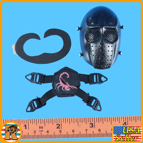 LT Combat Masks - Black #1 - 1/6 Scale -