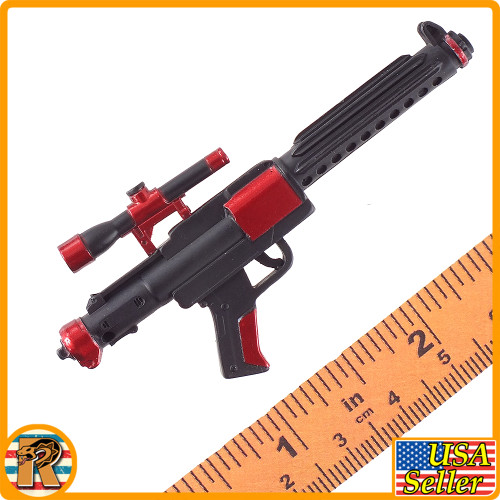 Female Star Warrior - Red Blaster Rifle - 1/6 Scale -