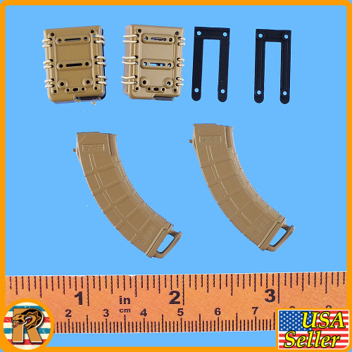 Special Force Weapons B - FAST Rifle Mags - 1/6 Scale -