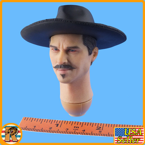 Cowboy Doc 3 - Head w/ Cowboy Hat *READ* - 1/6 Scale -