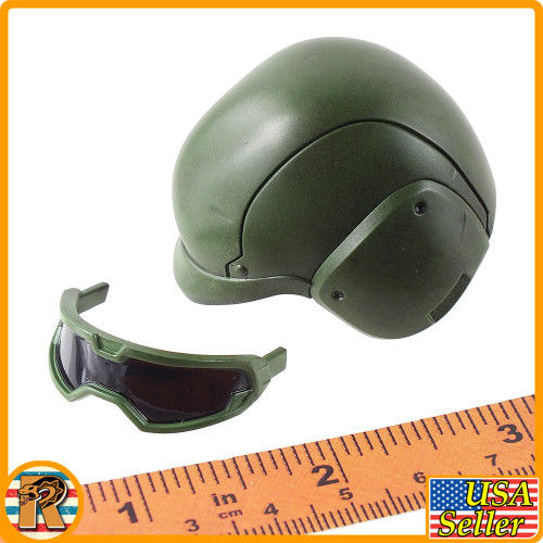 Roadblock GI JOE - Helmet w/ Goggles - 1/6 Scale -