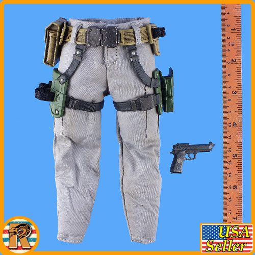 Roadblock GI JOE - Pants w/ Belt & Pistol *READ* - 1/6 Scale -