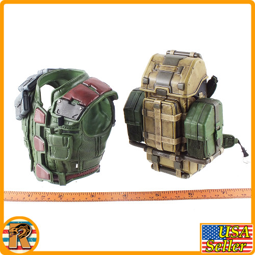 Roadblock GI JOE - Vest & Backpack *READ* - 1/6 Scale -