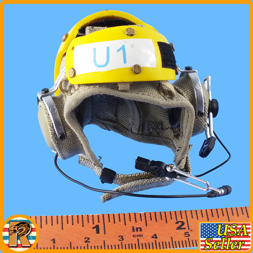 Navy Flight Deck Crew - Yellow Helmet #1 - 1/6 Scale -