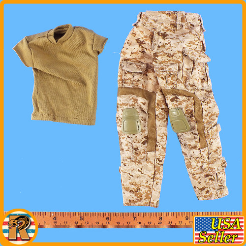 VH PMC - Desert Pants & T Shirt - 1/6 Scale -