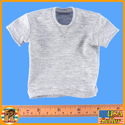 Victor Stone Cyborg - Grey T Shirt (Muscular) #1 - 1/6 Scale -