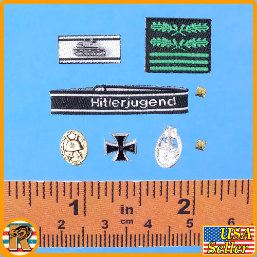 Jager Panzer Commander - Tanker Patches Set - 1/6 Scale -