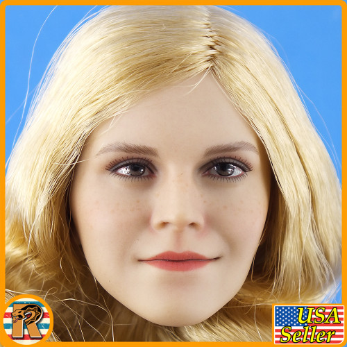 Emma Headsculpt - C Blonde Curly Hair #3 - 1/6 Scale -