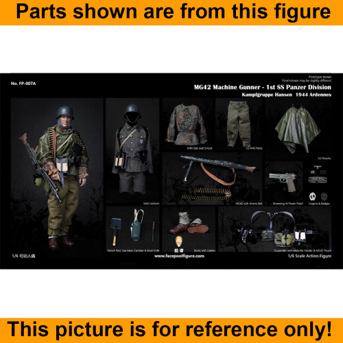 Ardennes MG42 Gunner - Green Pants - 1/6 Scale -