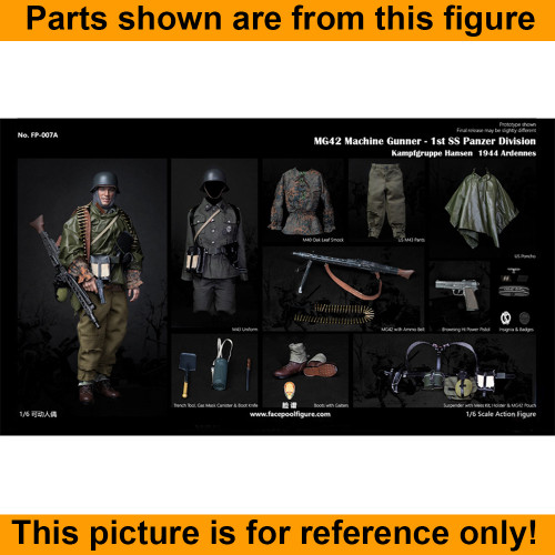 Ardennes MG42 Gunner - Toque Neck Gaiter - 1/6 Scale -