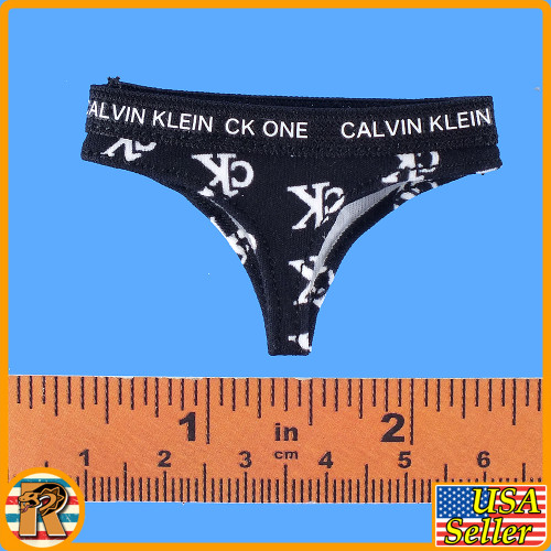 Female CK Underwear - Black Panties #2 - 1/6 Scale -