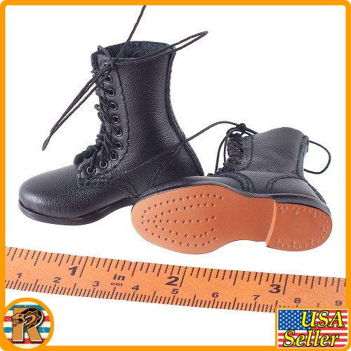 Gran Sasso Raid - Leather Boots (for Feet) - 1/6 Scale -