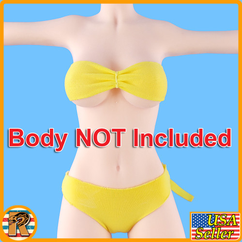 S48 - Yellow Bikini Set - 1/6 Scale -