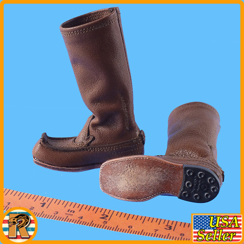 Finnish Soldier WWII - Boots (w/ Balls) - 1/6 Scale -