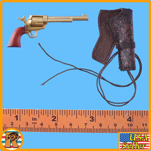 Western Cowgirl A - Revolver & Holster #2 - 1/6 Scale -