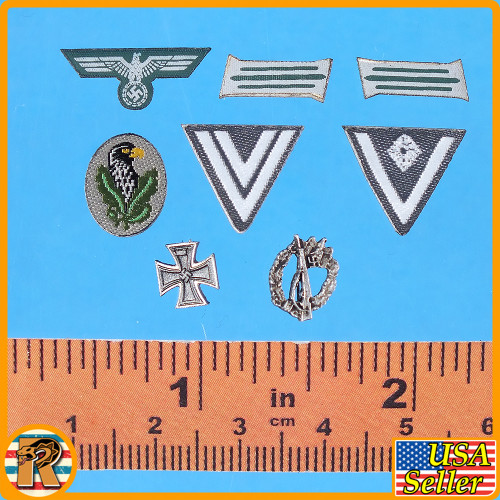 Wolfgang Wehrmacht Sniper - Patches & Badges - 1/6 Scale -