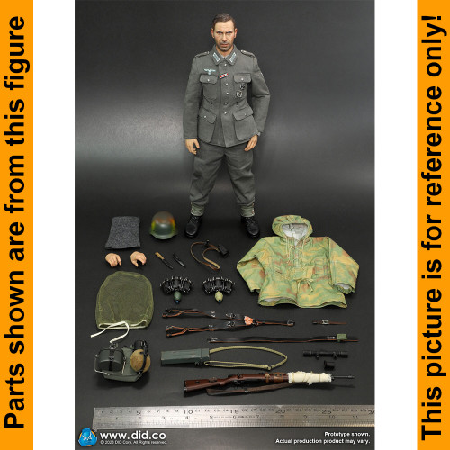 Wolfgang Wehrmacht Sniper - Grey Shirt - 1/6 Scale -