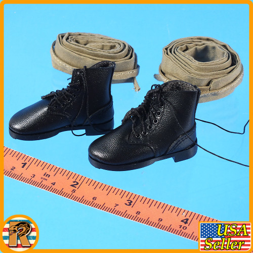 Chinese 88th Division - Boots & Leggings - 1/6 Scale -