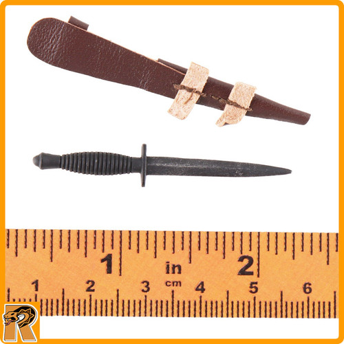 Charlie *A* Red Devils SGT - Dagger (Metal) w/ Sheath - 1/6 Scale -