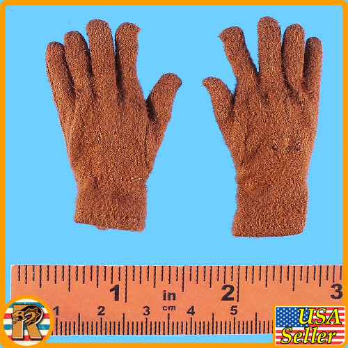 US General Patton - Gloves w/ Bendy Hands - 1/6 Scale -