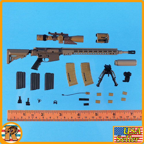 ES06030 VSASS - Tan Long Range Sniper Rifle - 1/6 Scale -