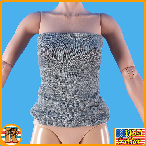 RE2 Claire Redfield - Grey Halter Top - 1/6 Scale -