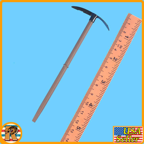 German First Mountain Div - Large Ice Axe (Metal) #1 - 1/6 Scale -
