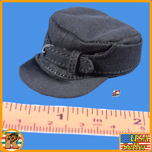 Ash German Youth - Field Hat & Badge - 1/6 Scale -