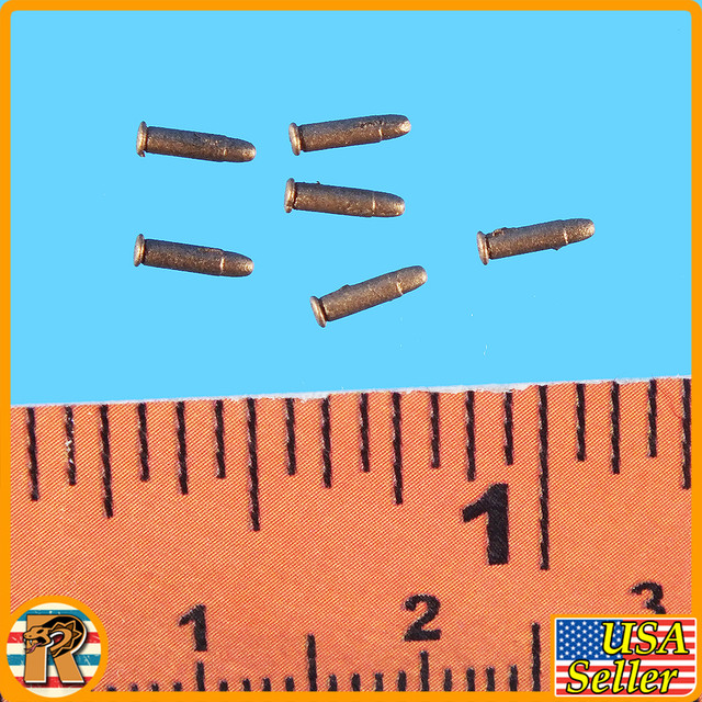 Staff Sergeant War Daddy Plastic Bullets x6 1/6 Scale