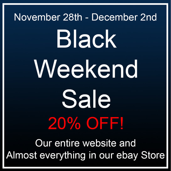 Black Friday and Cyber Monday Sale!