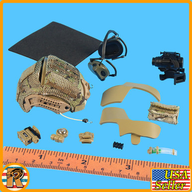 FSB Alpha Team Leader R - Airframe Helmet Set - 1/6 Scale