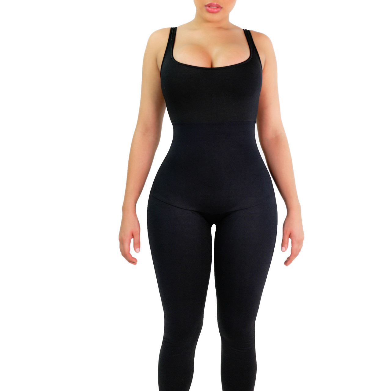 CUPPED FULL BODYSUIT TRIPLE TUMMY LAYER