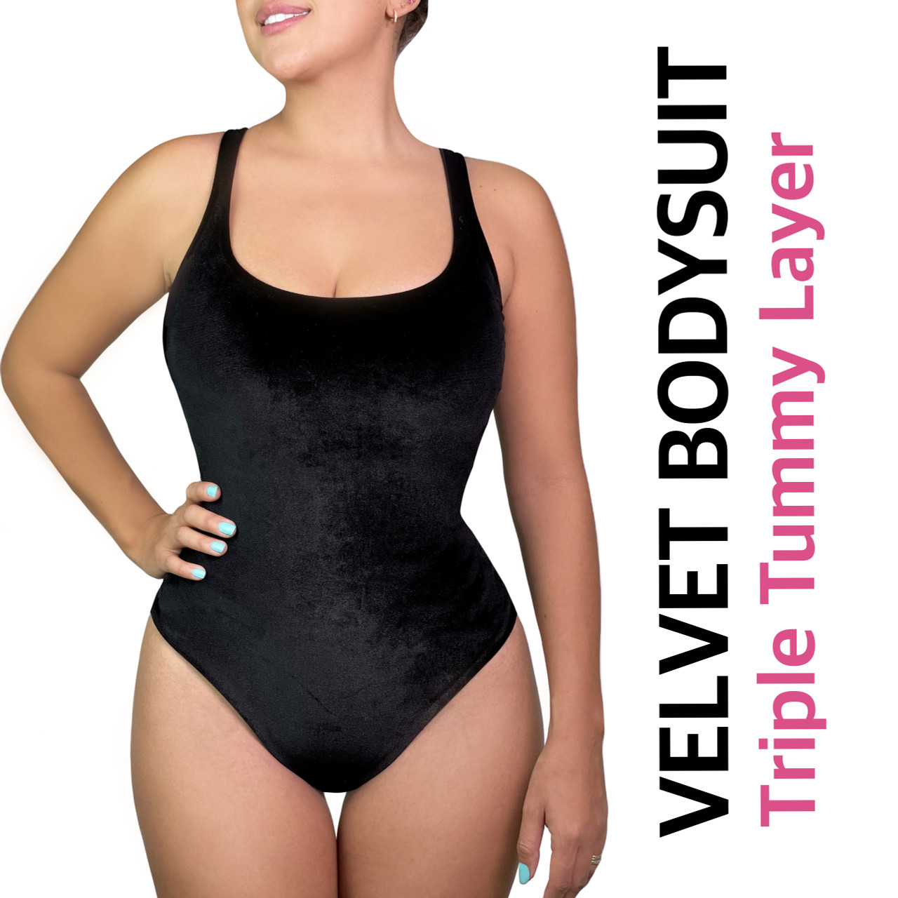 VELVET HAPPY CAMI SHAPER BODYSUIT - SHOP YAHAIRA INC