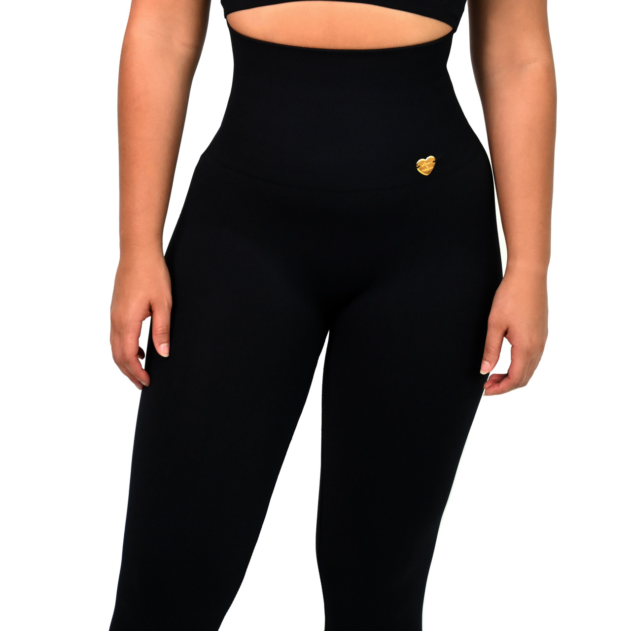 SHAPING LEGGINGS HIGH WAIST DOUBLE TUMMY SHORT SLEEVE - SHOP YAHAIRA INC