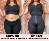 WAIST CINCHER SHORTS GYMWEAR