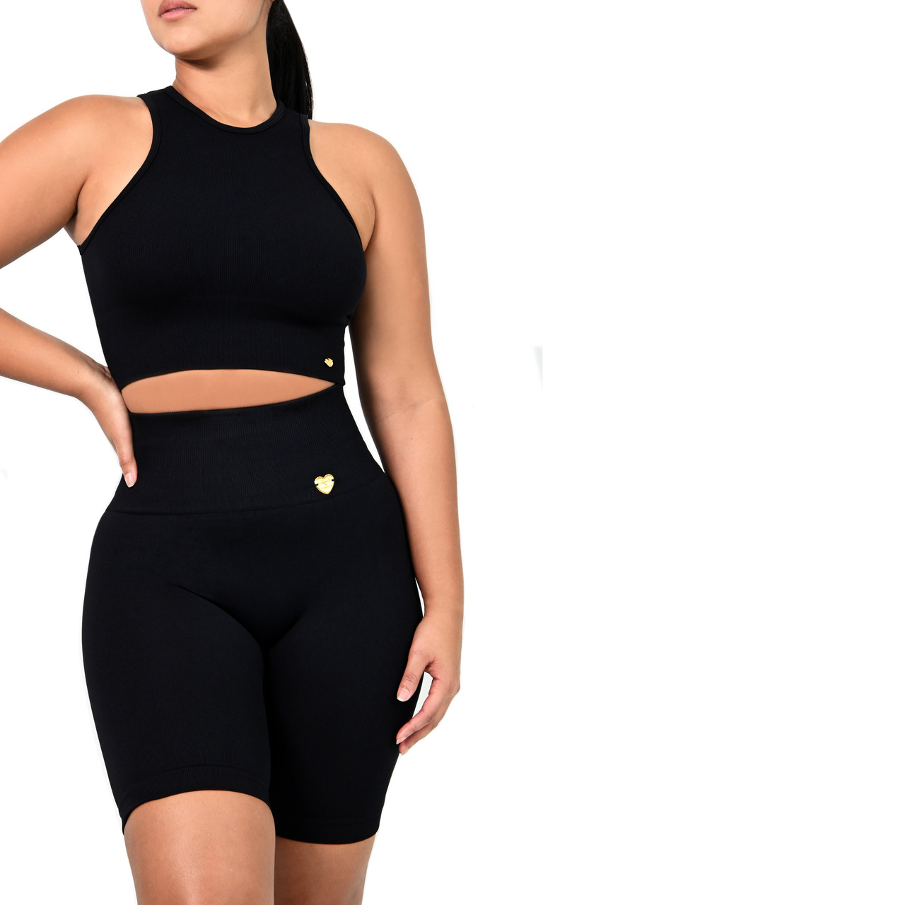 SHAPING SHORTS DOUBLE TUMMY TANK TOP SET SHOP YAHAIRA INC