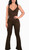 Heart Shaped Cut Out  SCULPT Jumpsuit