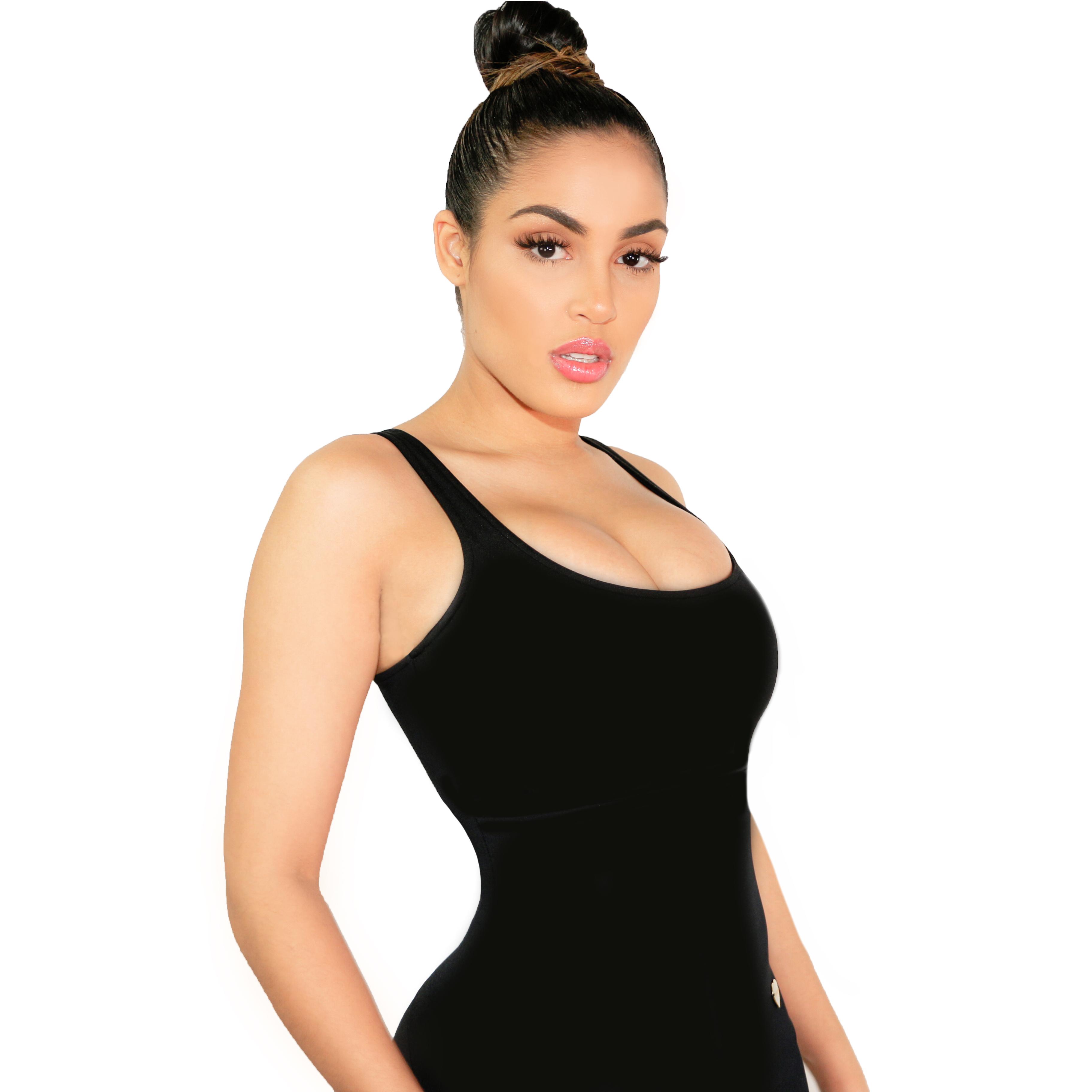 JUMPSUIT TRIPLE TUMMY LAYER  ABOVE THE KNEE