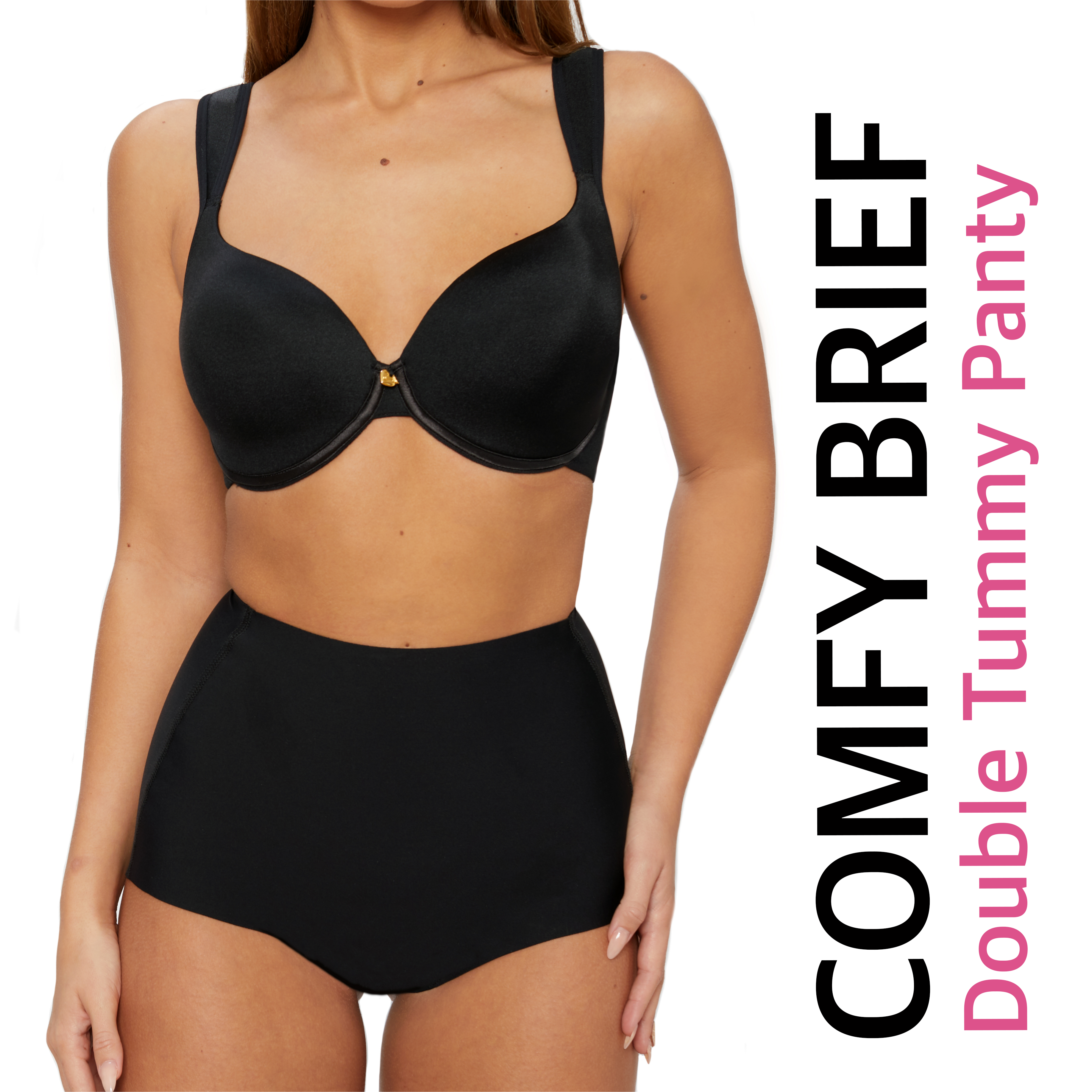 COMFY PANTY BRIEF DOUBLE TUMMY LAYER