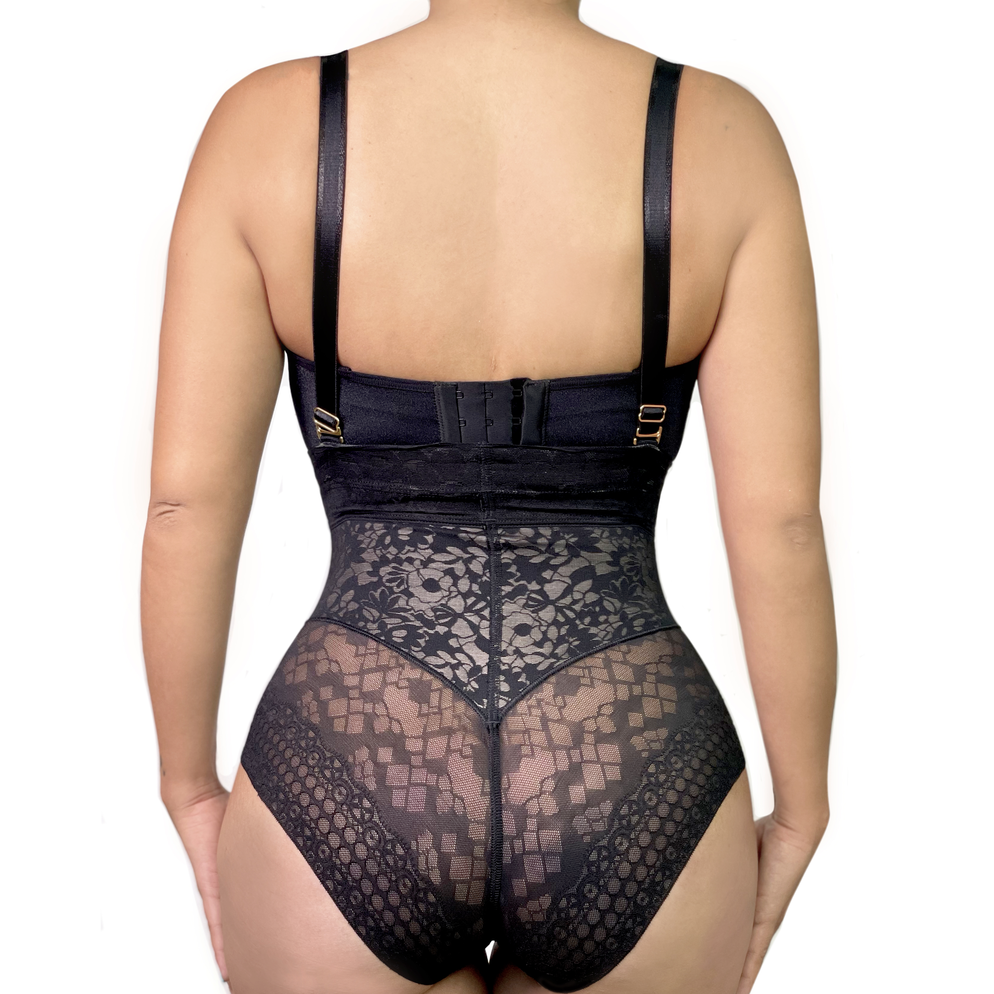 LACE PANTY SHAPER TRIPLE TUMMY LAYER