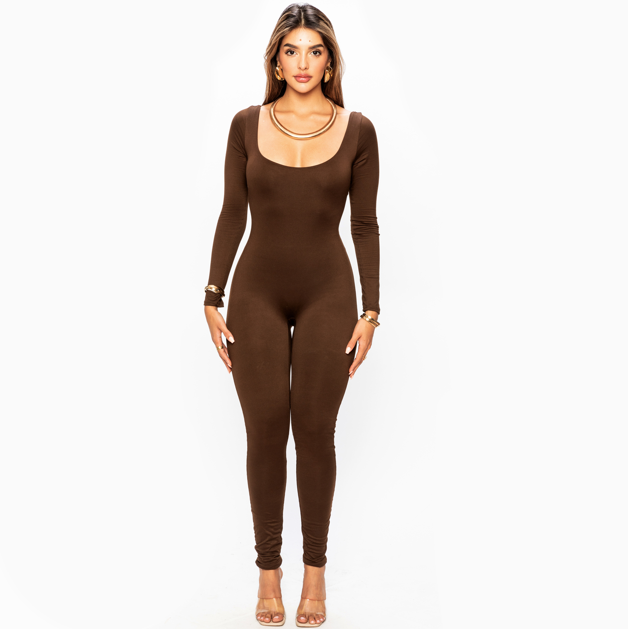 SCULPT Jumpsuit Long Sleeve  With Butt Lifter SCULPT Jumpsuit Long Sleeve  With Butt Lifter