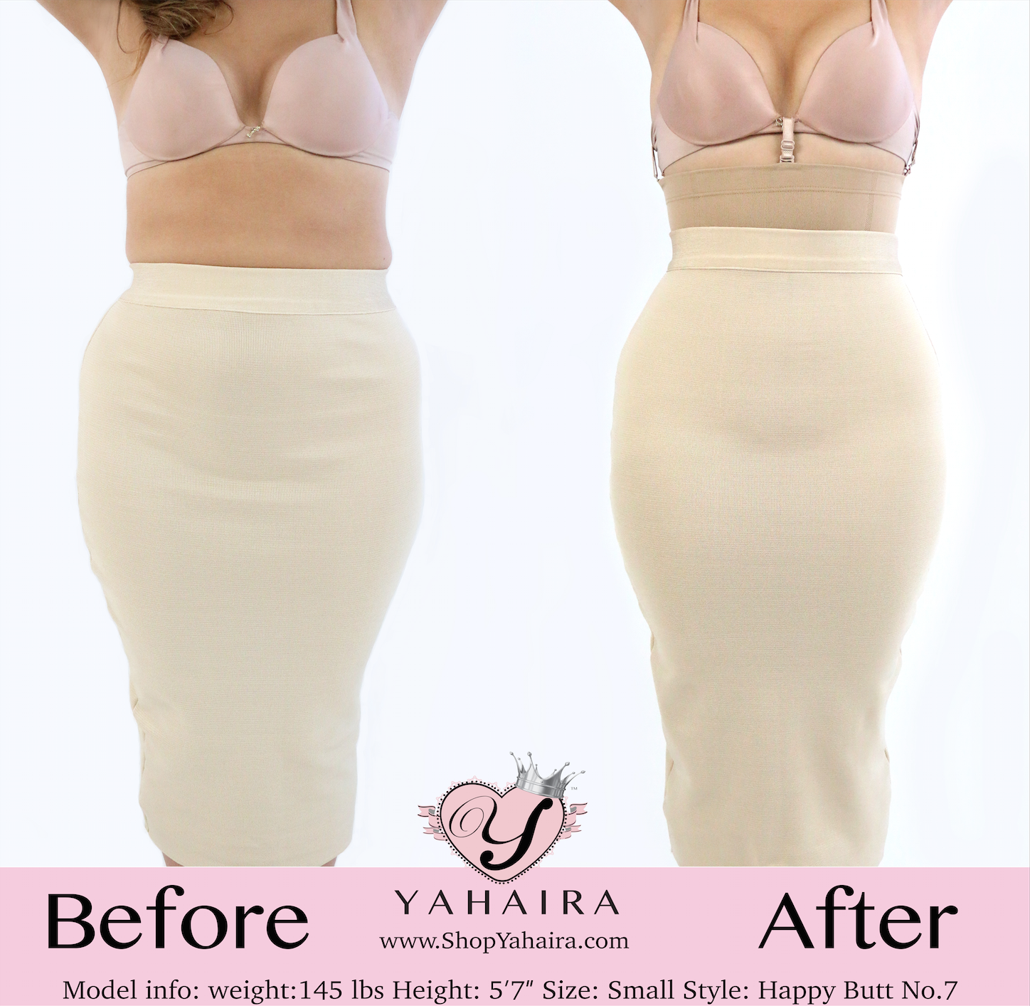 Shop Yahaira - 🍑Happy Butt No.7 body shaper shapes your body overtime! I  was always looking for the perfect body shaper but they were so  uncomfortable and noticeable so I decided to